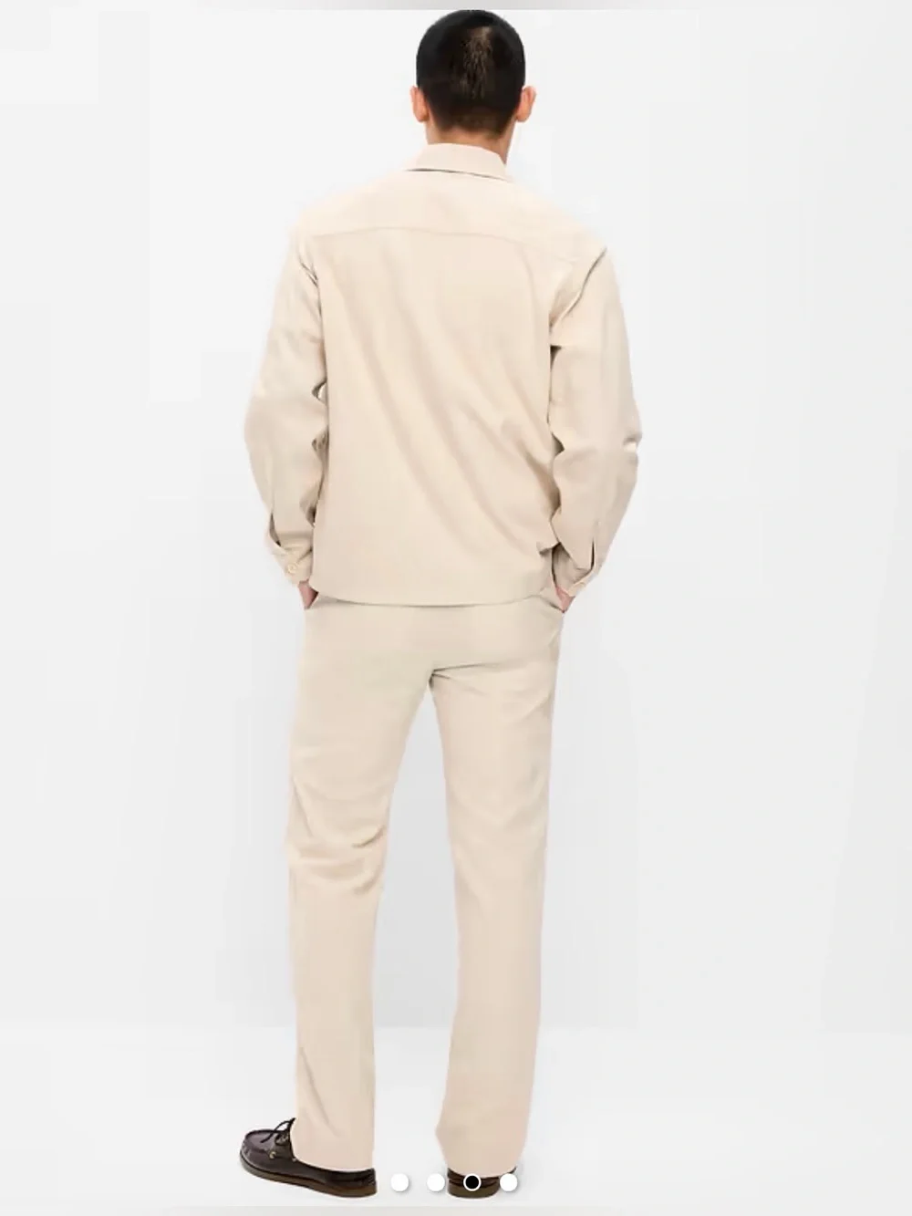 OLD NAVY 90's Straight-Fit Linen-Blend Dress Pants 29x30